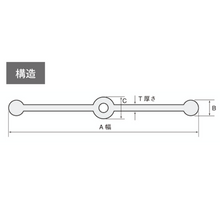 画像をギャラリービューアに読み込む, インダス止水版 センターバルブ形フラット